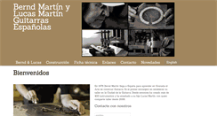 Desktop Screenshot of martinguitarras.com